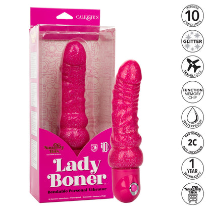 Naughty Bits Bendable Vibrating Dildo - Thorn & Feather
