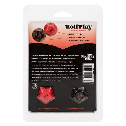 Naughty Bits Roll Play Naughty Dice Set - Thorn & Feather