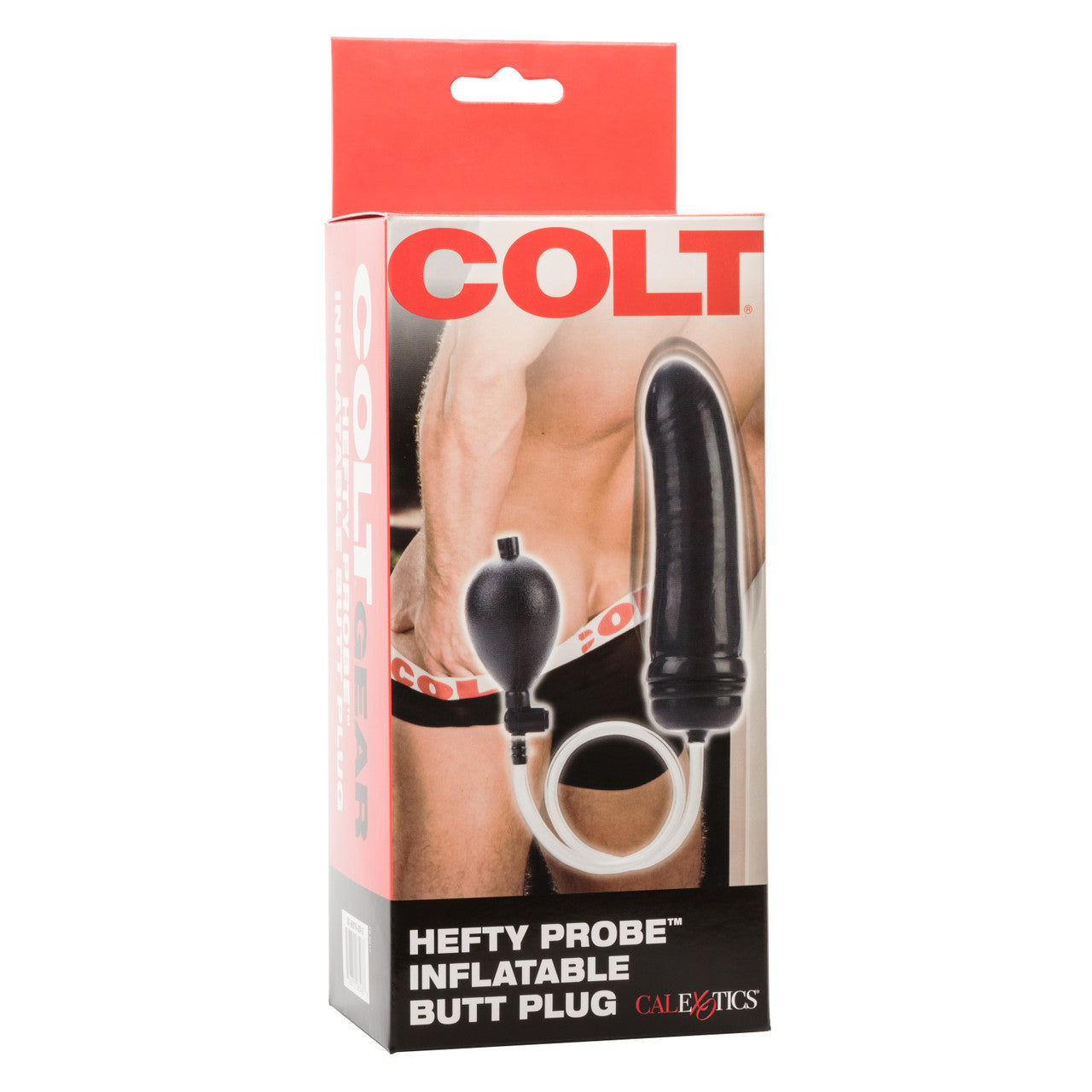 Colt Hefty Probe Inflatable Butt Plug - Black - Thorn & Feather