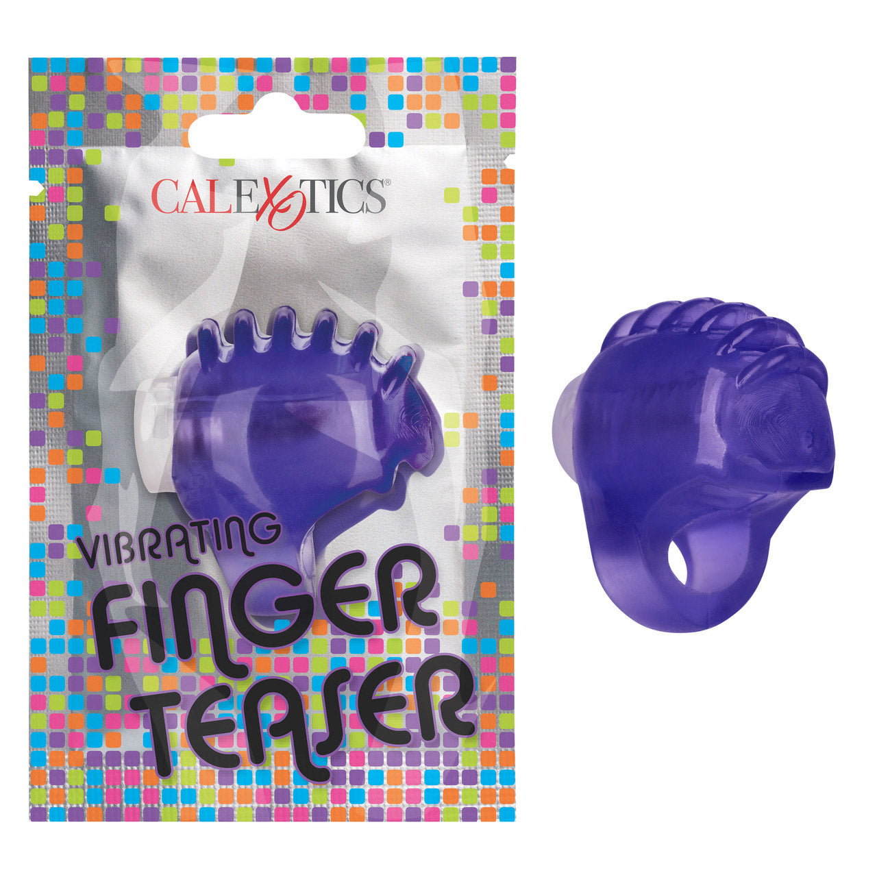 Foil Pack Vibrating Finger Teaser - Purple - Thorn & Feather