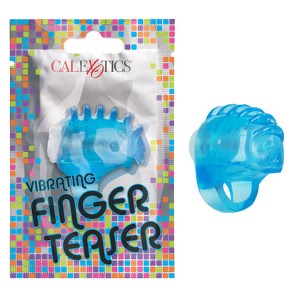 Foil Pack Vibrating Finger Teaser - Blue - Thorn & Feather