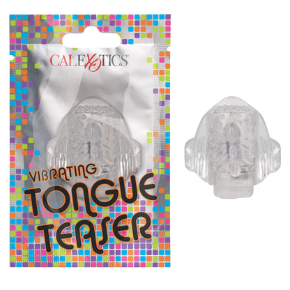 Foil Pack Vibrating Tongue Teaser - Clear - Thorn & Feather