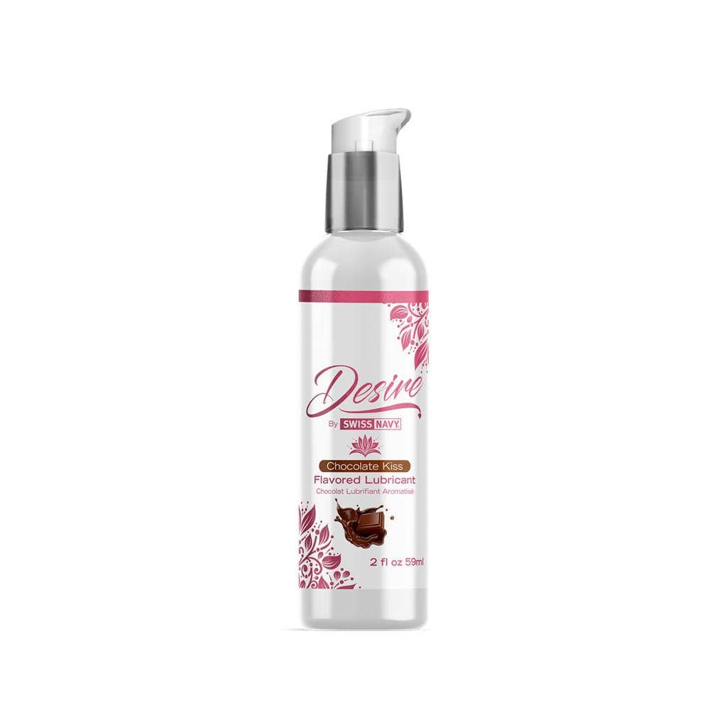 Desire Chocolate Kiss Flavored Lubricant - 2oz/59ml - Thorn & Feather