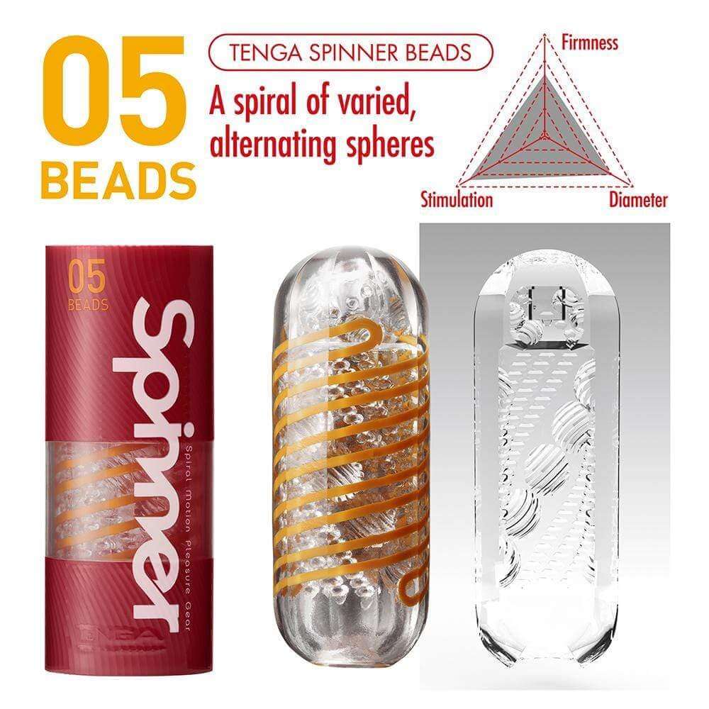 Tenga Spinner - 05 BEADS - Thorn & Feather