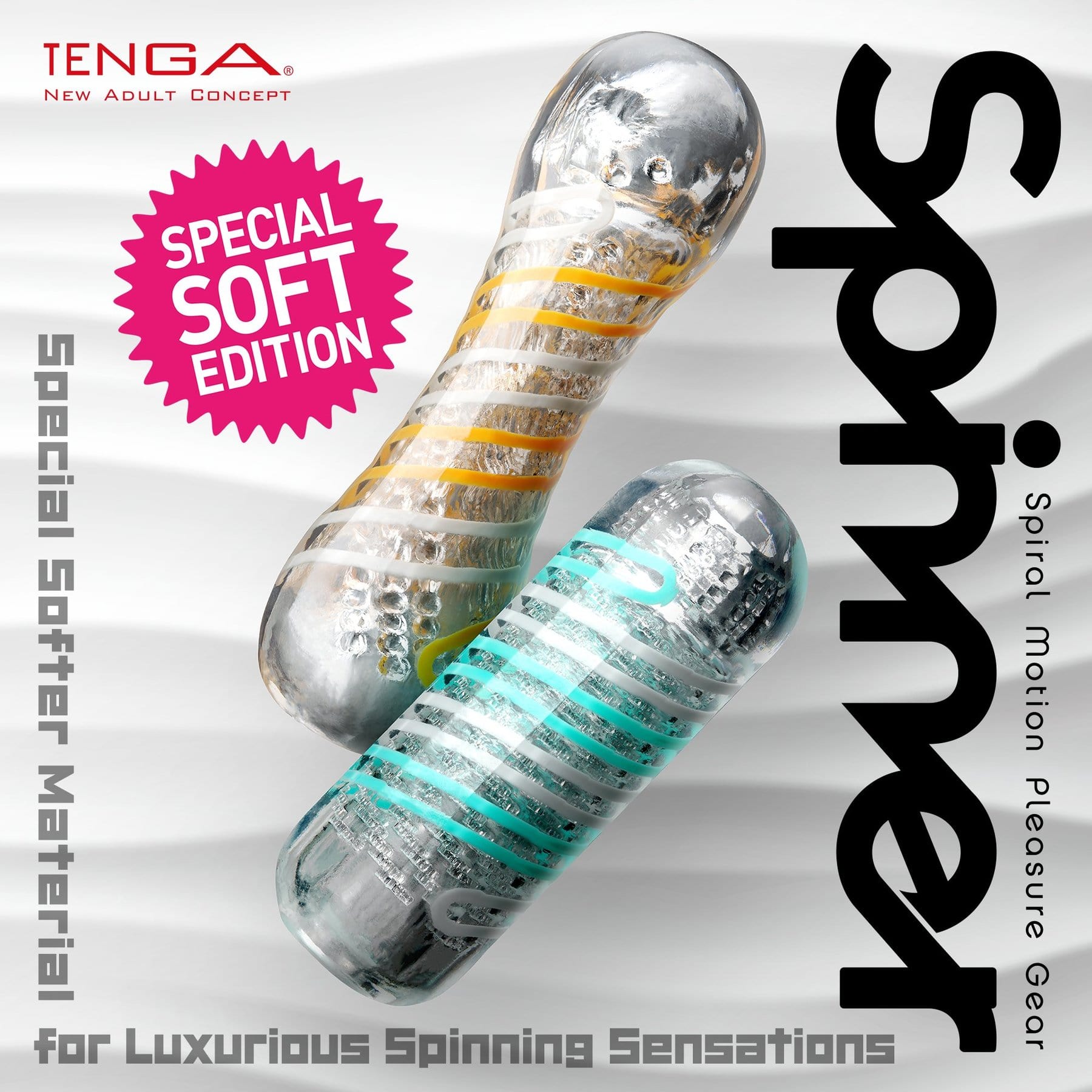 Tenga Spinner Special Soft Edition - 06 BRICK - Thorn & Feather