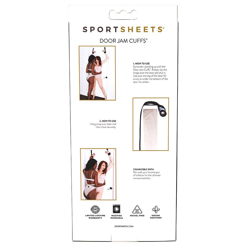 Sportsheets Door Jam Cuffs - Thorn & Feather