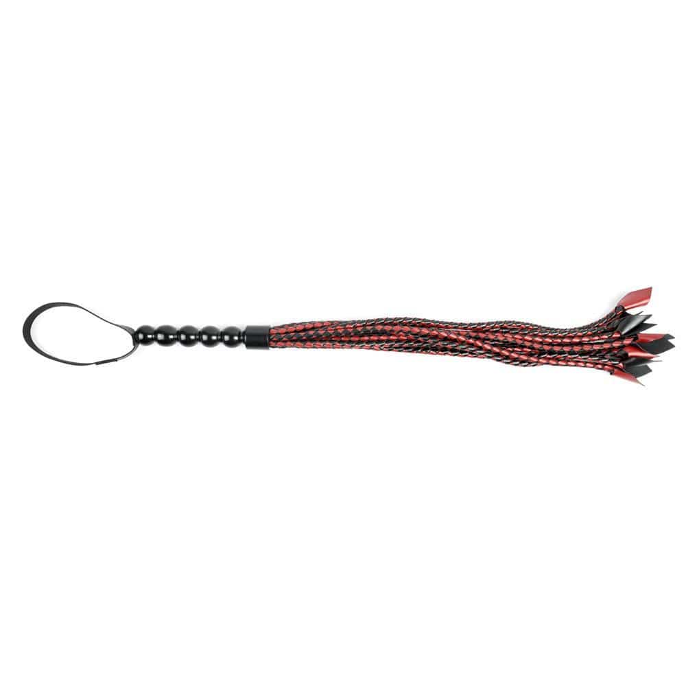 Sportsheets Saffron Braided Flogger - Thorn & Feather
