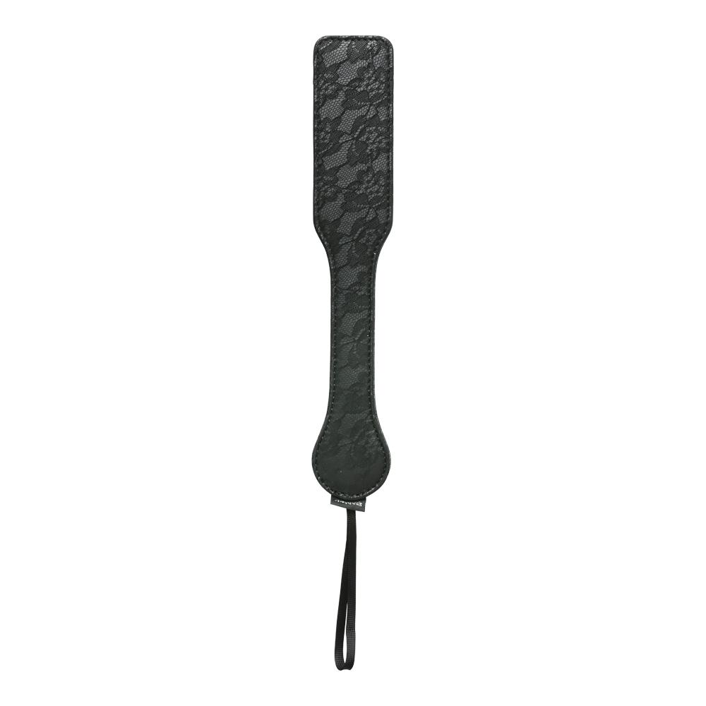 Sincerely by Sportsheets Lace Paddle - Black - Thorn & Feather