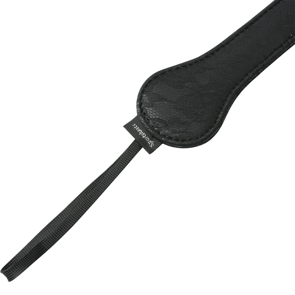 Sincerely by Sportsheets Lace Paddle - Black - Thorn & Feather