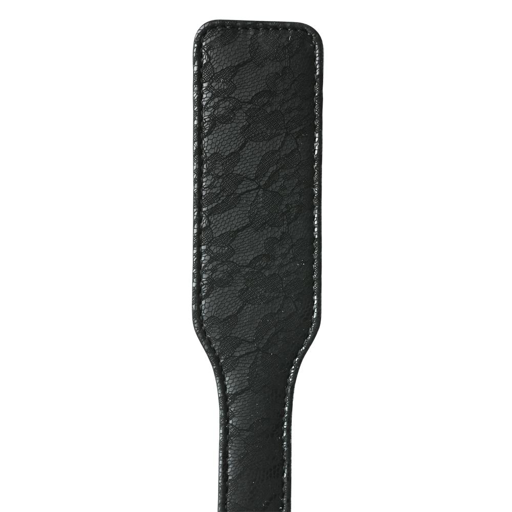 Sincerely by Sportsheets Lace Paddle - Black - Thorn & Feather