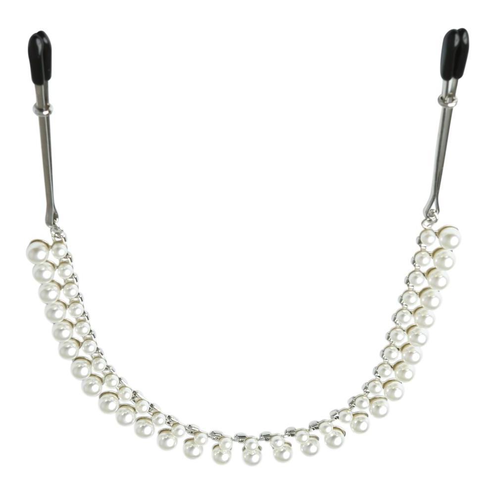 Pearl Chain Nipple Clamps - Thorn & Feather