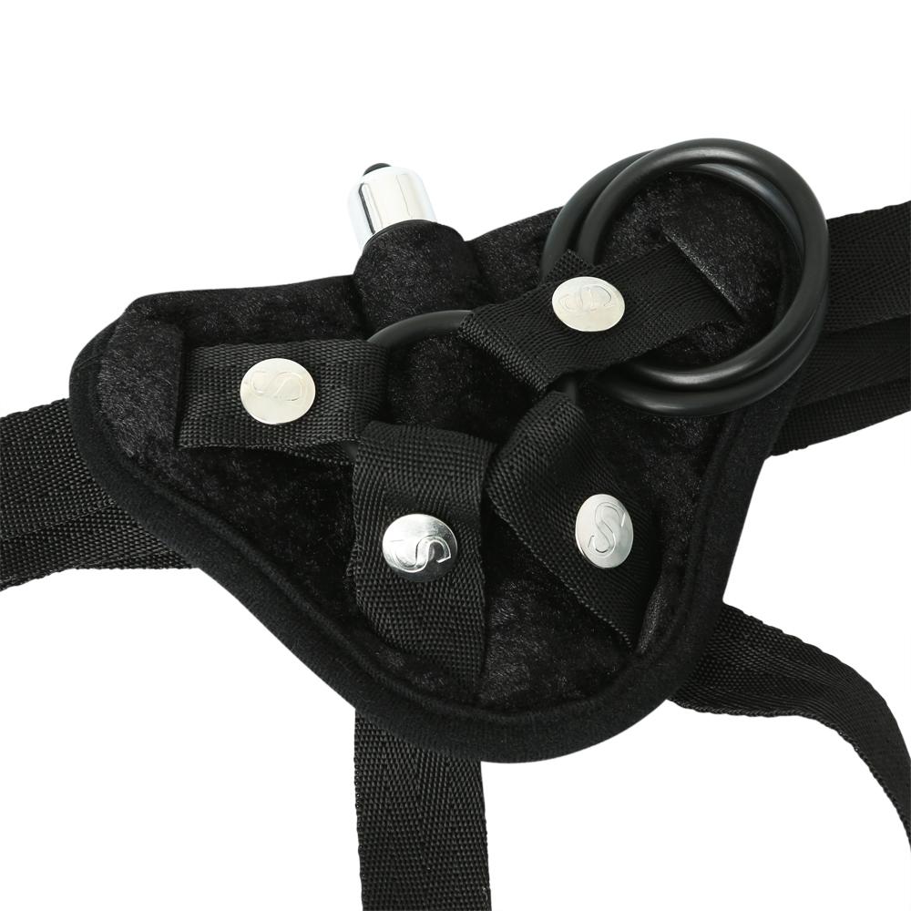 Sportsheets Vibrating Velvet Strap On - Thorn & Feather