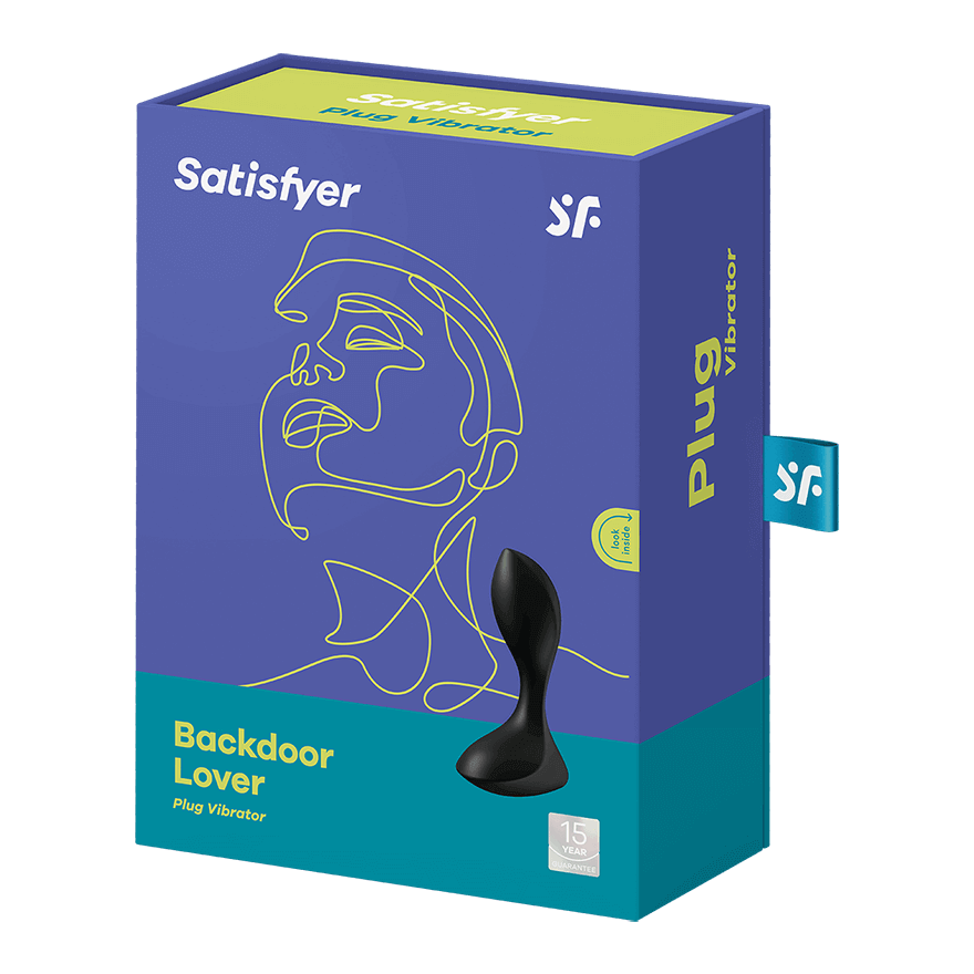 Satisfyer Backdoor Lover Vibrating Anal Plug - Thorn & Feather