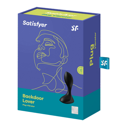 Satisfyer Backdoor Lover Vibrating Anal Plug - Thorn & Feather