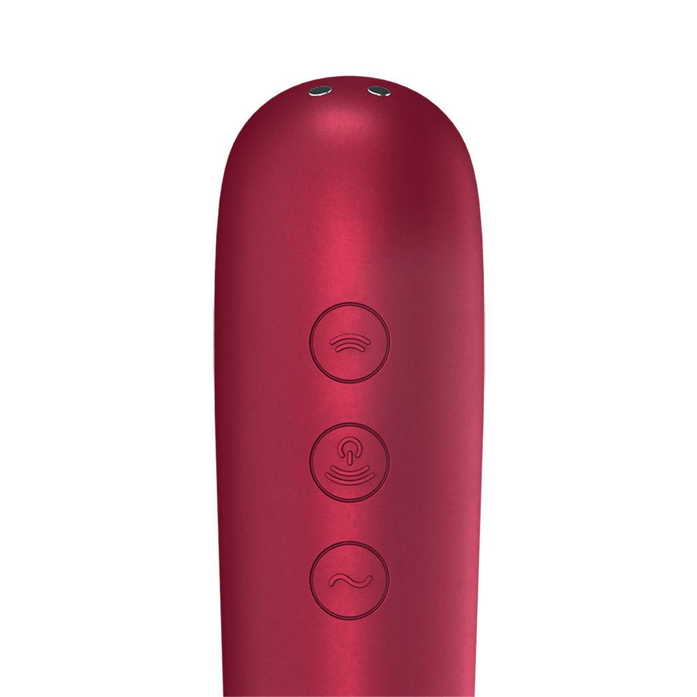 Satisfyer Dual Love App Controlled Air Pulse Vibrator - Thorn & Feather