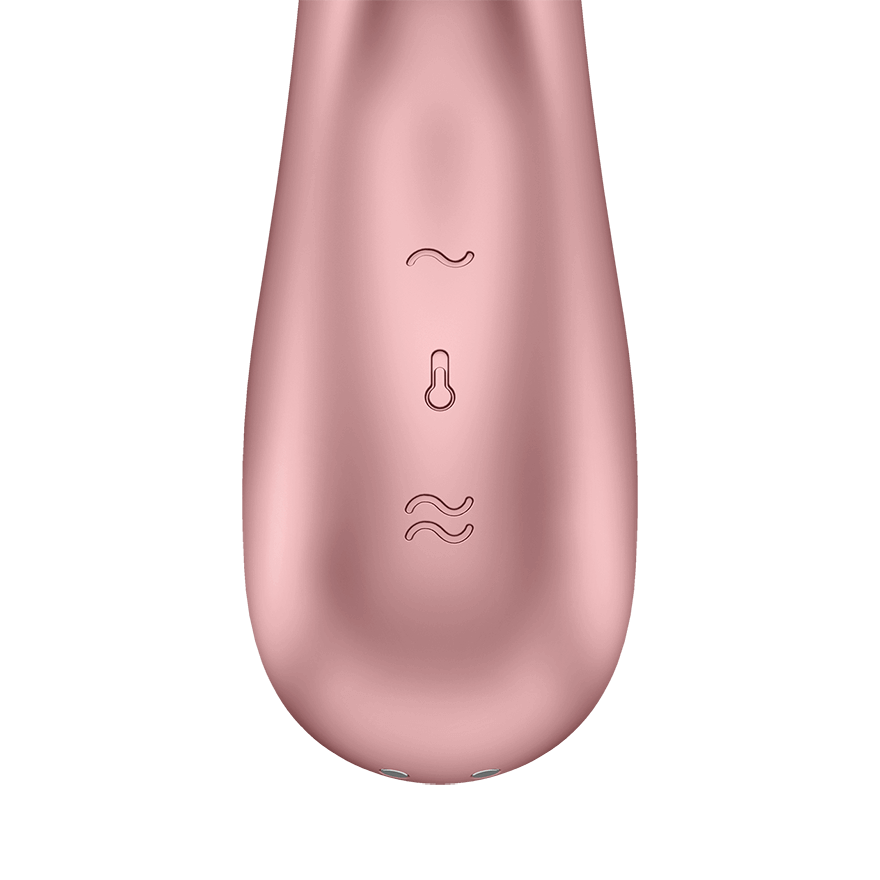 Satisfyer Hot Lover Warming Dual Vibrator - Thorn & Feather Sex Toy Canada