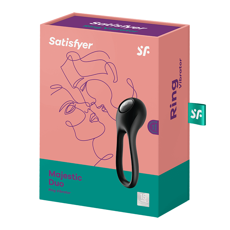 Satisfyer Majestic Duo Cock Ring - Thorn & Feather