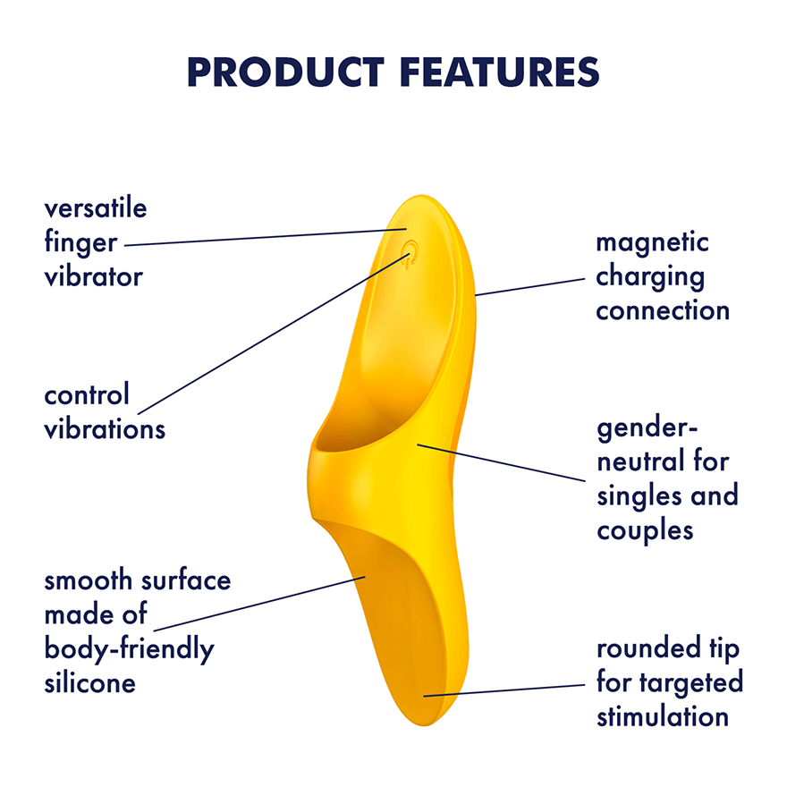 Satisfyer Teaser Finger Vibrator - Thorn & Feather Sex Toy Canada