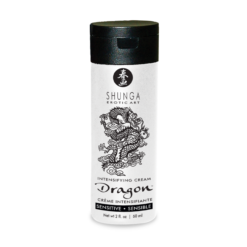 Shunga Dragon™ Sensitive Intensifying Cream For Couple - 60 ml / 2 fl. oz. - Thorn & Feather