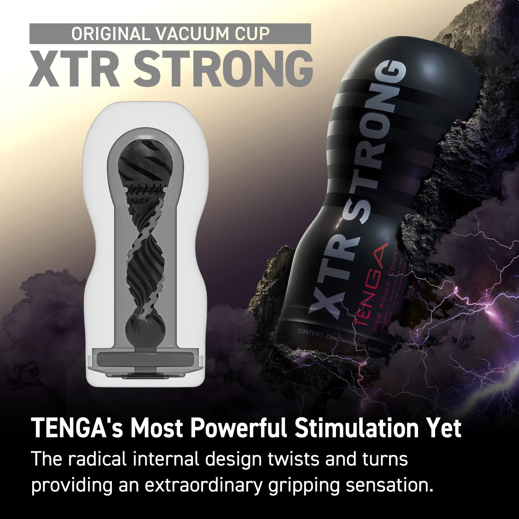 Tenga Original Vacuum Cup - Extra Strong - Thorn & Feather Sex Toy Canada
