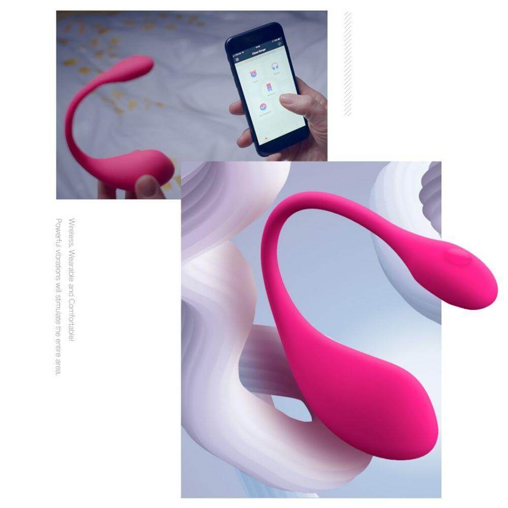 Lovense Lush 2 Bluetooth Wearable Vibrator - Pink - Thorn & Feather