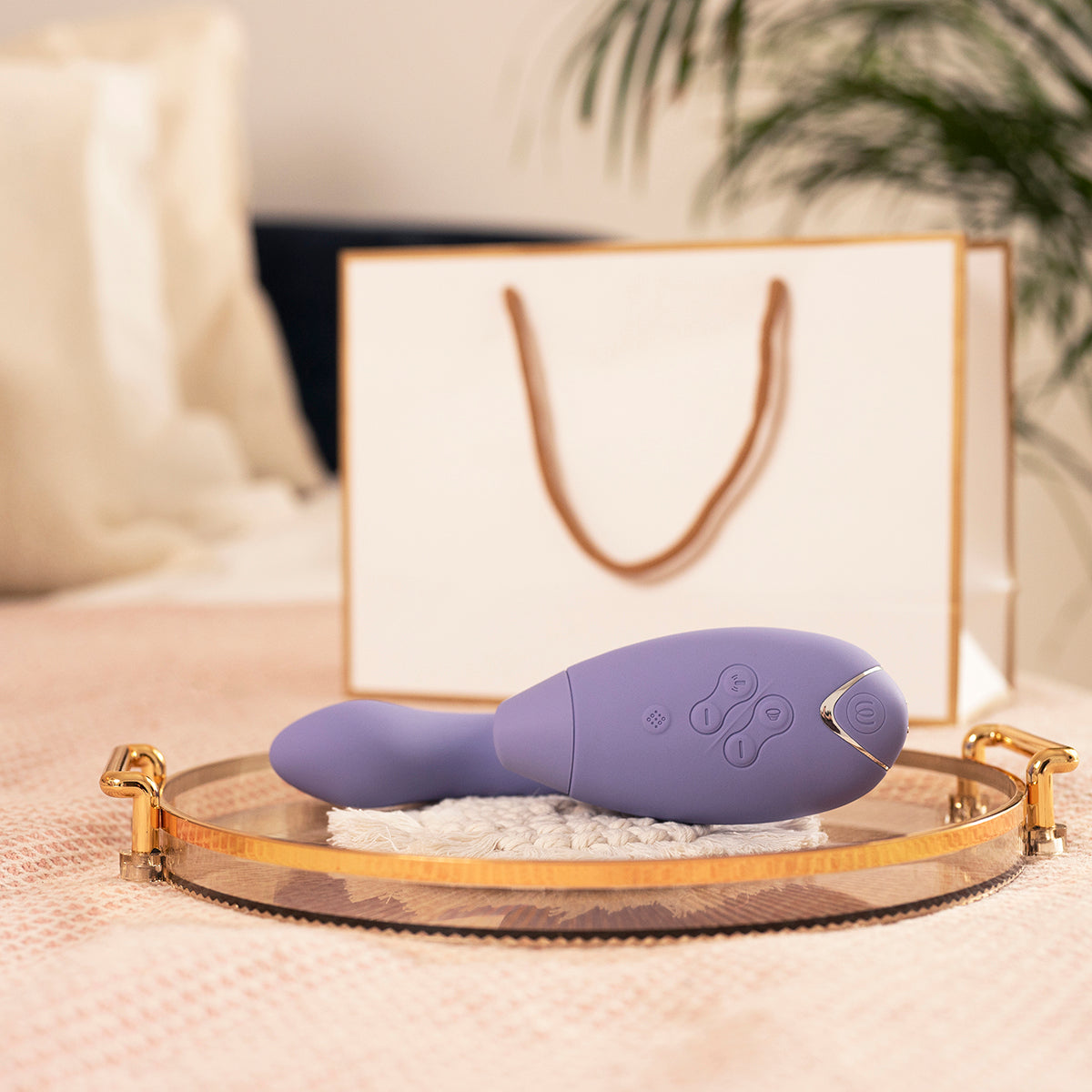 Womanizer Duo 2 Dual Clitoral & G-Spot Stimulator - Thorn & Feather