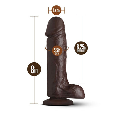 Loverboy The Movie Star Realistic Dildo - Chocolate - Thorn & Feather