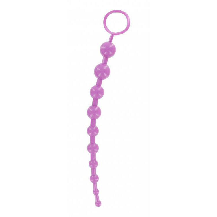 Long Anal Beads - Purple - Thorn & Feather