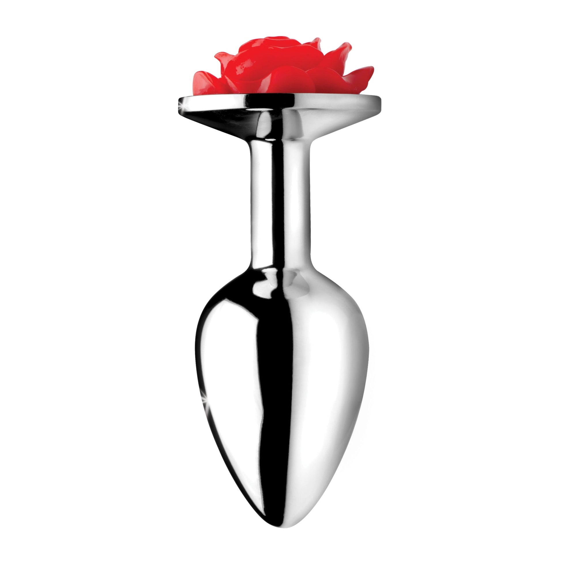 Red Rose Anal Plug - Medium - Thorn & Feather