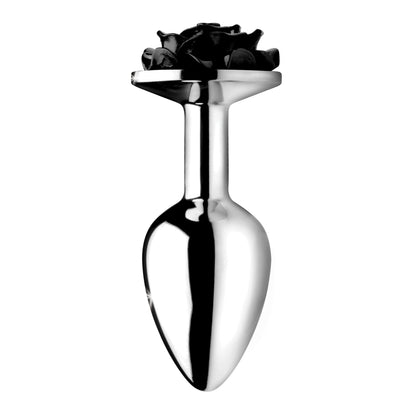 Black Rose Anal Plug - Small - Thorn & Feather