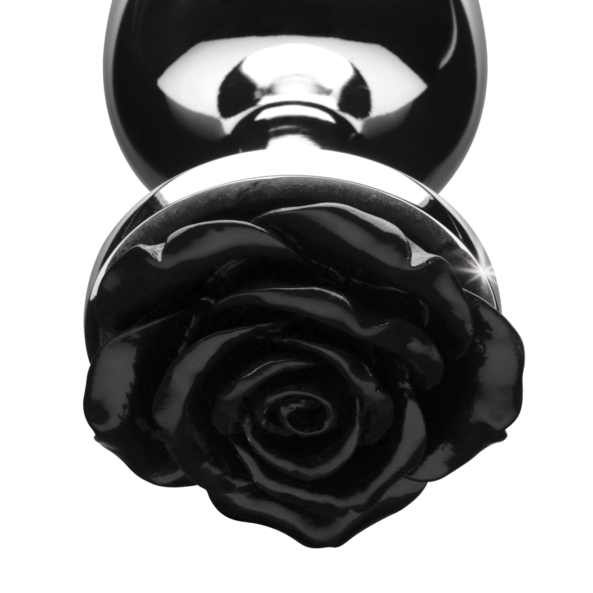 Black Rose Anal Plug - Small - Thorn & Feather