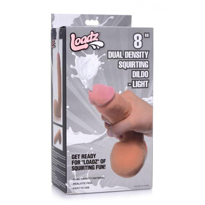 Loadz Squirting Dildo 8.5 Inch w/ Reservoir in Balls - Thorn & Feather