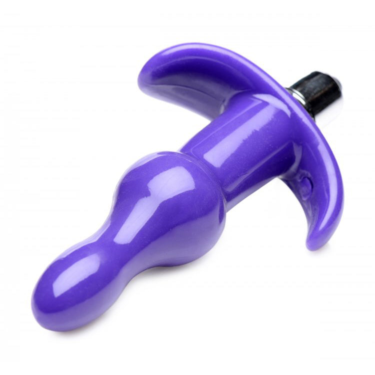 Bumpy Vibrating Anal Plug - Purple - Thorn & Feather