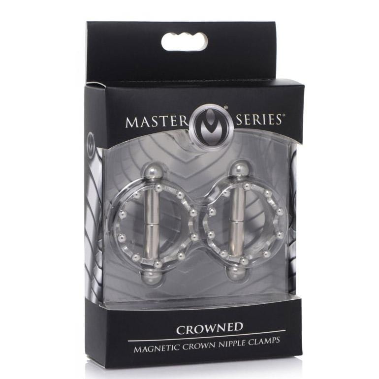 Crowned Magnetic Nipple Clamps - Thorn & Feather Sex Toy Canada