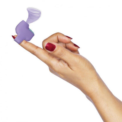 Mini 12X Mini Silicone Clit Stimulator - Purple - Thorn & Feather