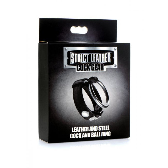 Strict Leather Steel Cock and Ball Ring - Thorn & Feather Sex Toy Canada
