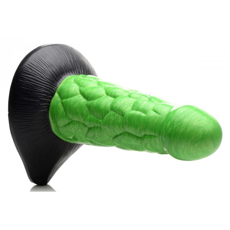Radioactive Reptile Thick Scaly Creature Dildo - Thorn & Feather