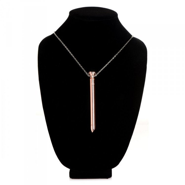 Charmed 7X Vibrating Necklace - Rose Gold - Thorn & Feather