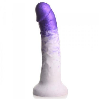 Real Swirl Realistic Silicone Dildo - Purple - Thorn & Feather
