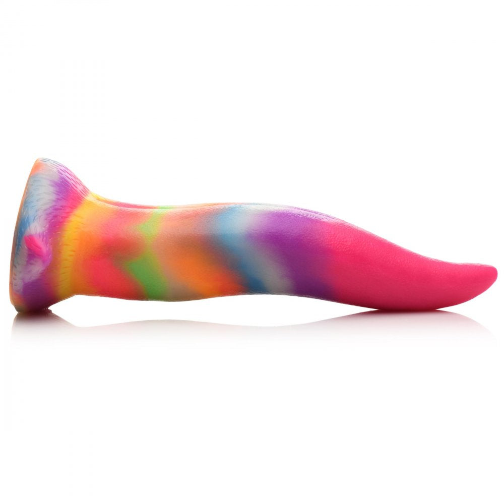 Unicorn Kiss Tongue Glow In The Dark Silicone Dildo - Thorn & Feather