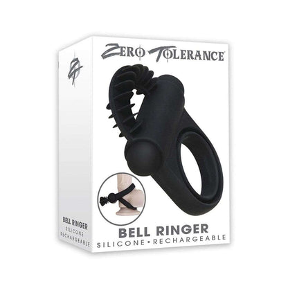 Bell Ringer Cock Ring - Black - Thorn & Feather