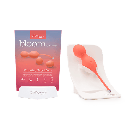 Bloom by We-Vibe Vibrating Kegel Balls - Coral - Thorn & Feather