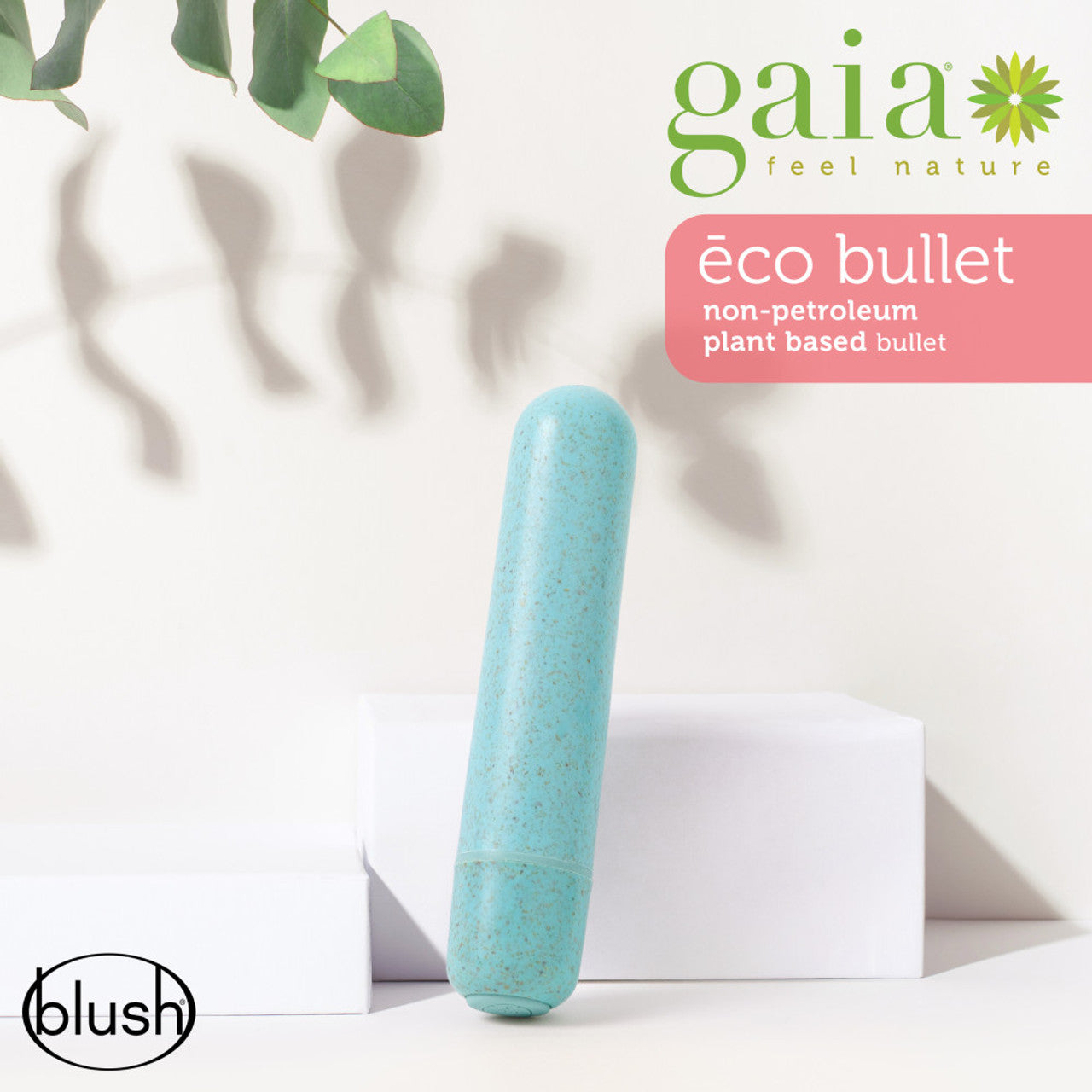 Gaia Eco Biadegradable Bullet Vibrator - Aqua - Thorn & Feather