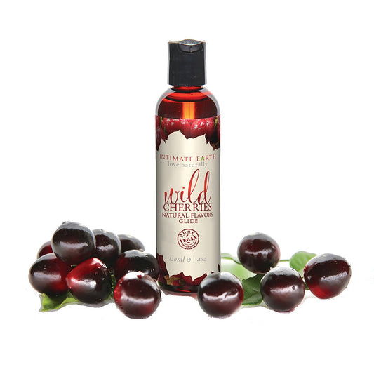 Intimate Earth Natural Flavors Glide - Wild Cherries - Thorn & Feather