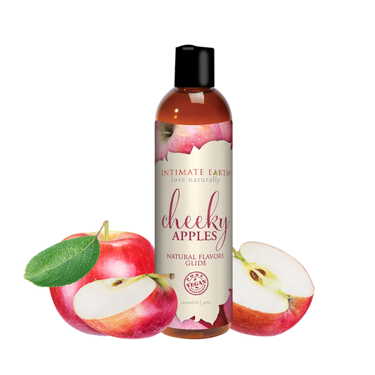 Intimate Earth Natural Flavors Glide - Cheeky Apples - Thorn & Feather