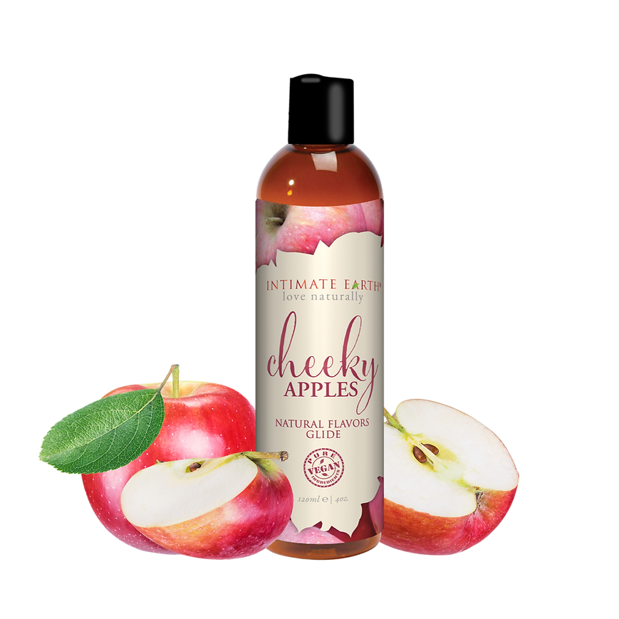Intimate Earth Natural Flavors Glide - Cheeky Apples - Thorn & Feather