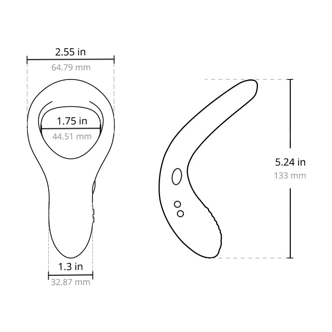Lovense Diamo Vibrating Bluetooth Cock Ring - Thorn & Feather