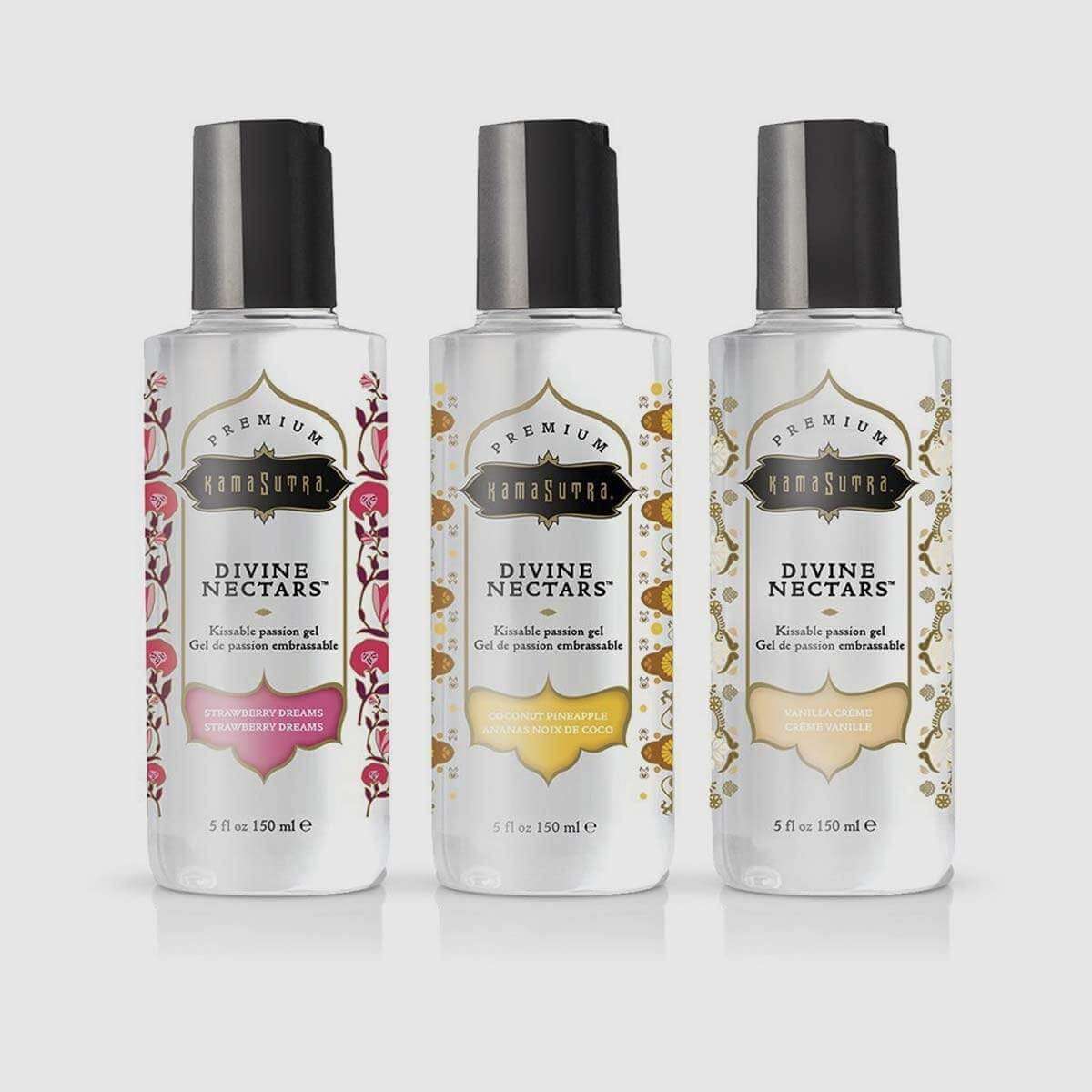 Divine Nectars Water-Based Flavoured Lubricant - Coconut Pineapple, 5 oz/150 ml - Thorn & Feather