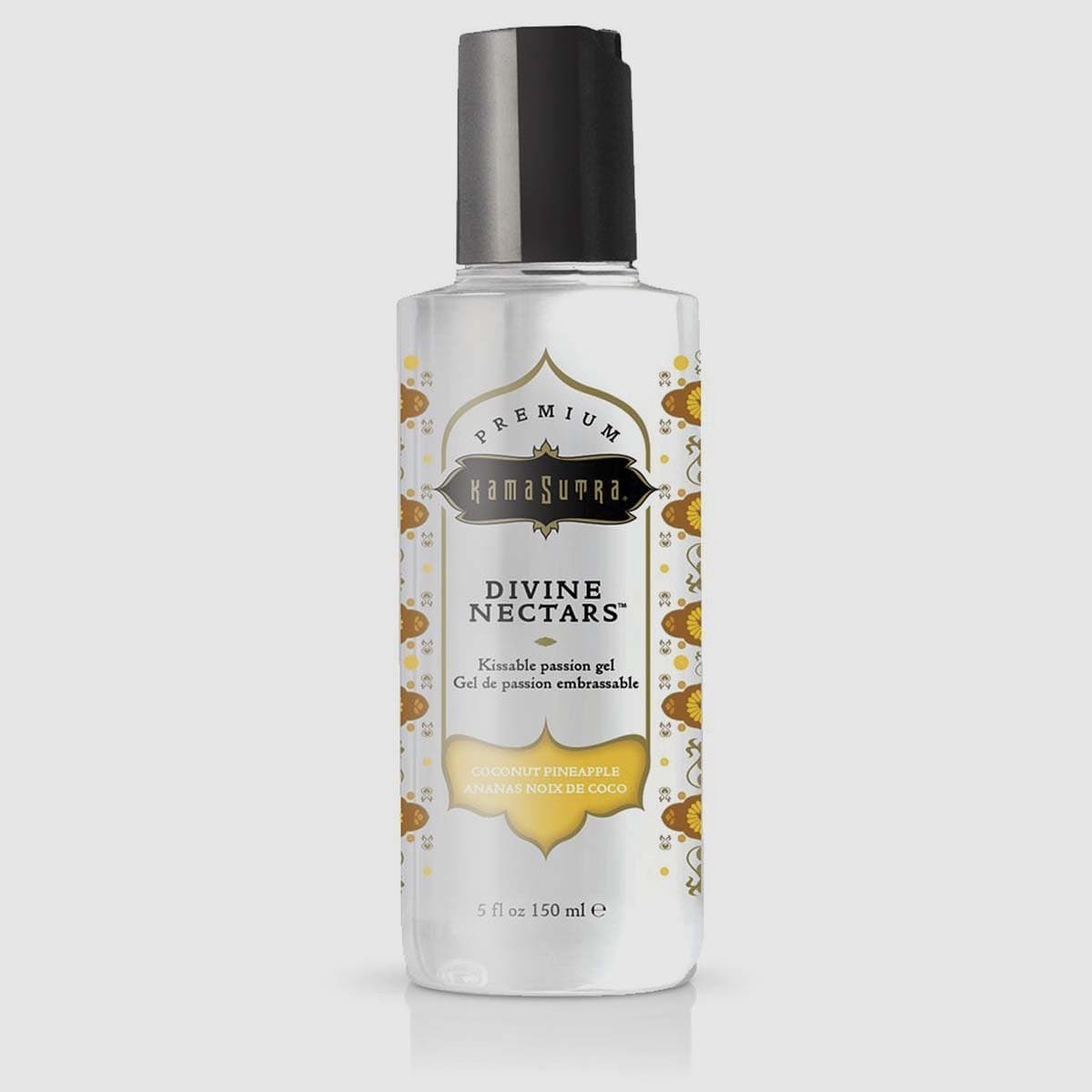 Divine Nectars Water-Based Flavoured Lubricant - Coconut Pineapple, 5 oz/150 ml - Thorn & Feather