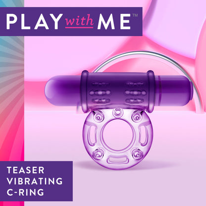 Couples Play Vibrating Cock Ring - Purple - Thorn & Feather